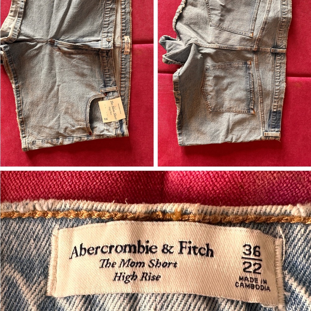 Abercrombie & Fitch Blue Jean Shorts